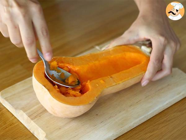 Courgiflette - dynia piżmowa w stylu tartiflette - Przygotowanie krok 1