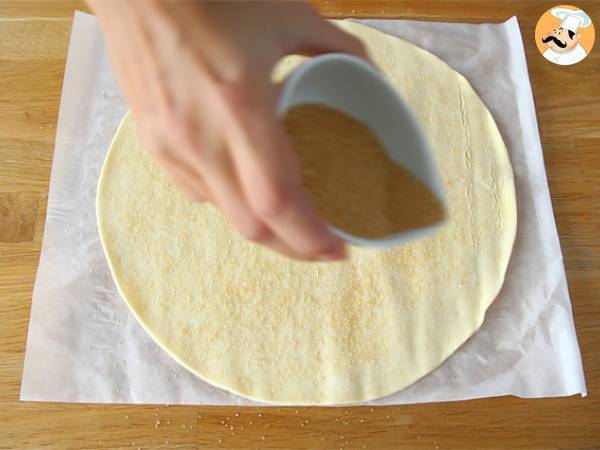 Szybkie i łatwe palmy z ciasta francuskiego - Przygotowanie krok 1