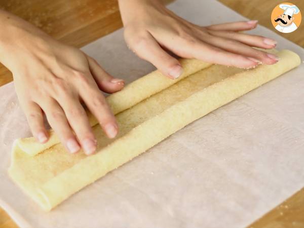 Szybkie i łatwe palmy z ciasta francuskiego - Przygotowanie krok 3
