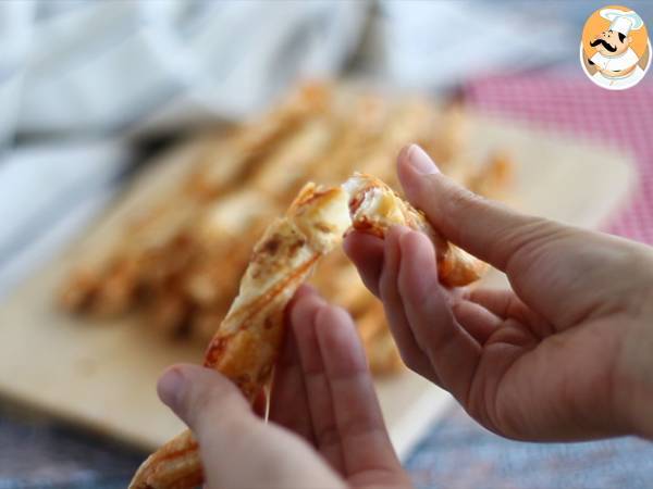 Sezamowe skręty z ciasta francuskiego - Przygotowanie krok 6