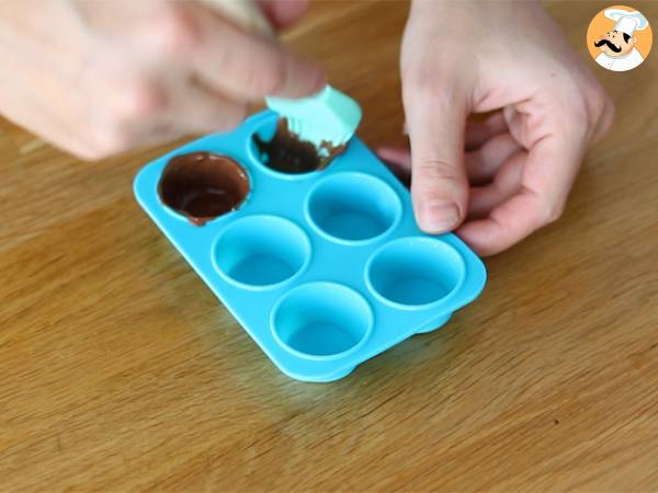 Domowe czekoladki Kinder Schoko-Bons - Przygotowanie krok 1