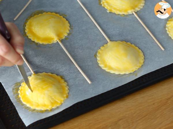 Mini ciastka królewskie z kawałkami czekolady - Przygotowanie krok 6