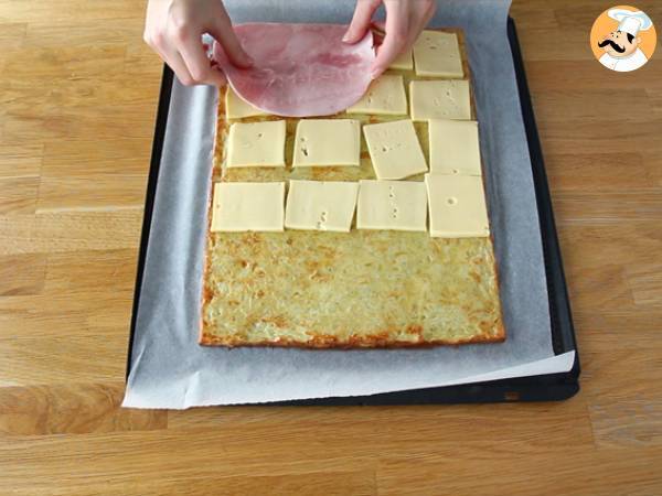 Ziemniaczany rolad z serem Raclette de Savoie i szynką - Przygotowanie krok 4