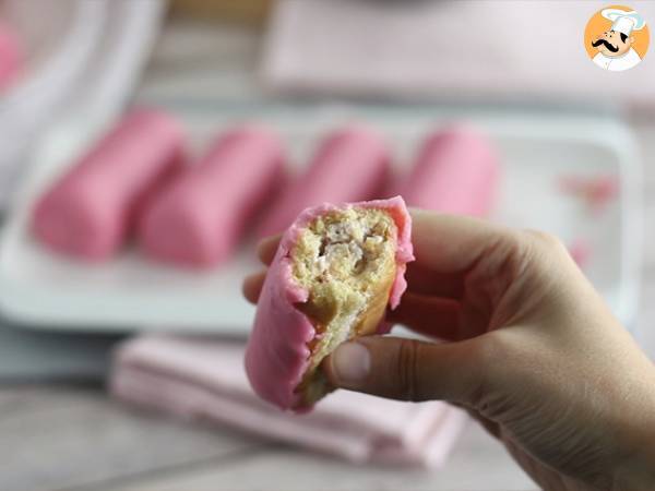 Mini bułeczki truskawkowe, Różowe Pantery - Przygotowanie krok 12