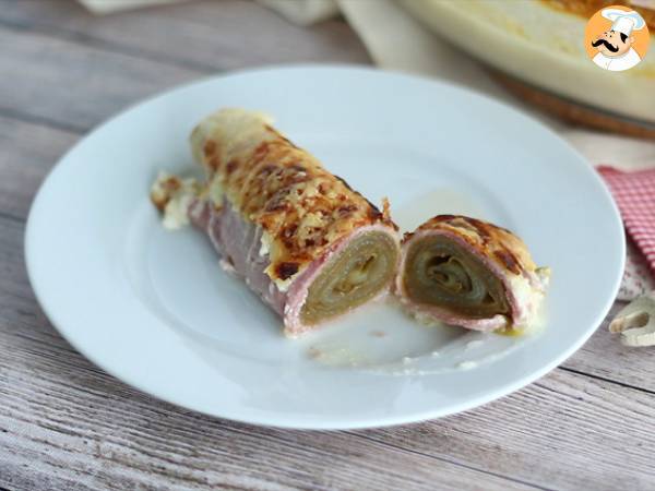 Endywie zapiekane z szynką - Przygotowanie krok 8