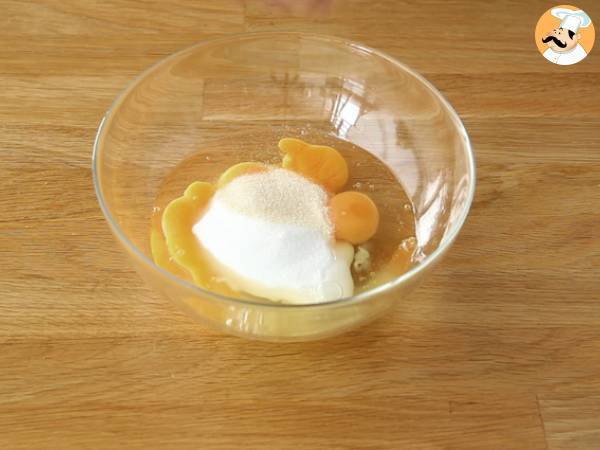 Odwrócone ciasto z rabarbarem - Przygotowanie krok 4