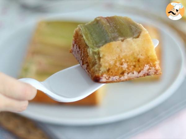Odwrócone ciasto z rabarbarem - Przygotowanie krok 9