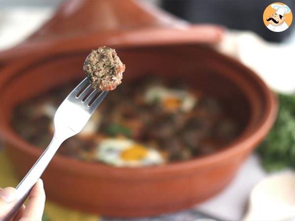Tajine z kefty (klopsiki z mięsa mielonego z przyprawami i ziołami) - Przygotowanie krok 8