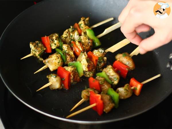 Kebab z kurczakiem i papryką - Przygotowanie krok 4