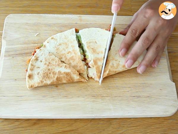 Quesadillas z kurczakiem i awokado - Przygotowanie krok 6