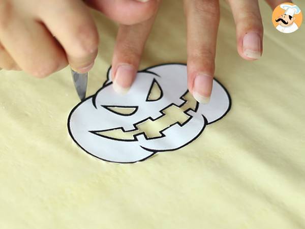Ciastka francuskie na Halloween - Przygotowanie krok 1