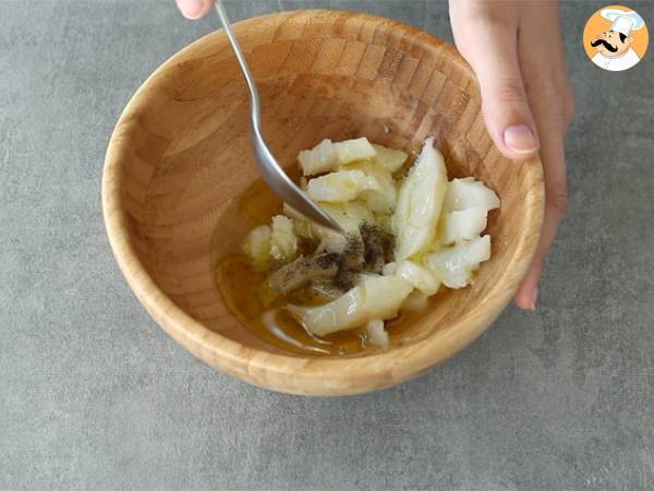 Ceviche z dorsza - Przygotowanie krok 1