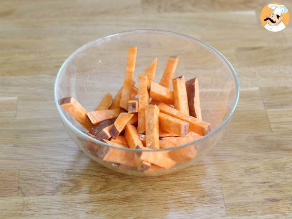 Pieczone bataty z kurczakiem - Przygotowanie krok 2