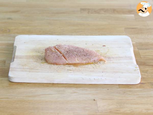 Pieczone bataty z kurczakiem - Przygotowanie krok 3