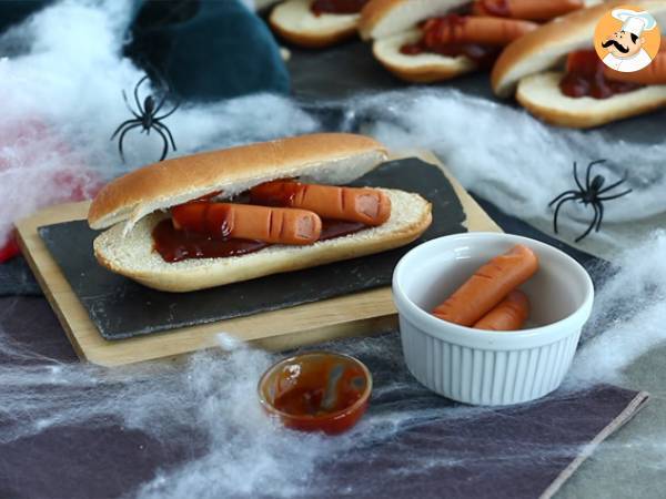 Krwawe hot dogi na Halloween - Przygotowanie krok 5