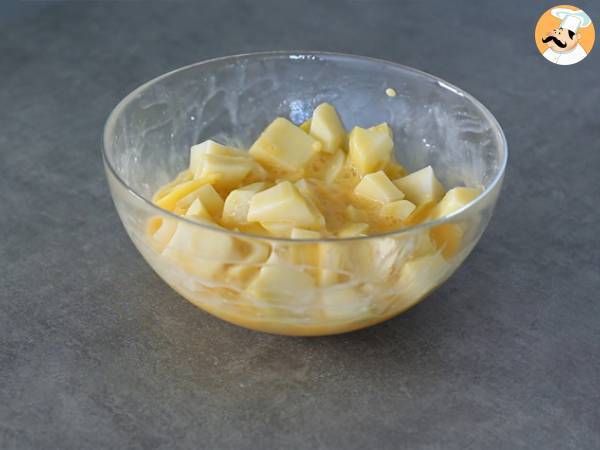 Tortilla z raclette - Przygotowanie krok 2