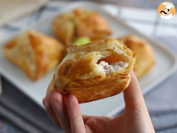 Fagottini z wędzonym łososiem i kozim serem - Przygotowanie krok 6