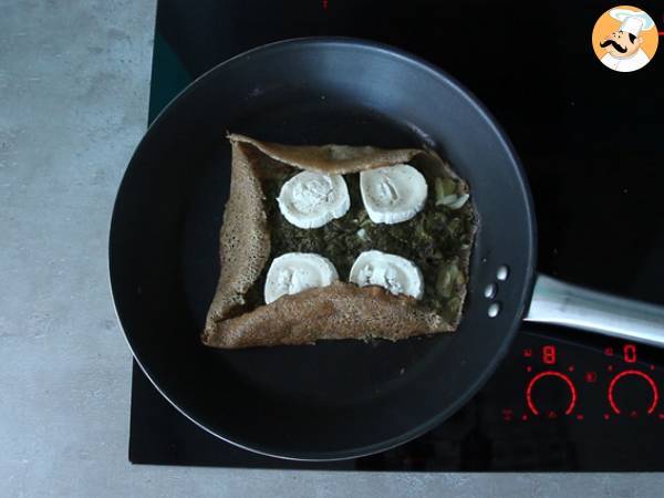 Galette z serem kozim i szpinakiem - Przygotowanie krok 3