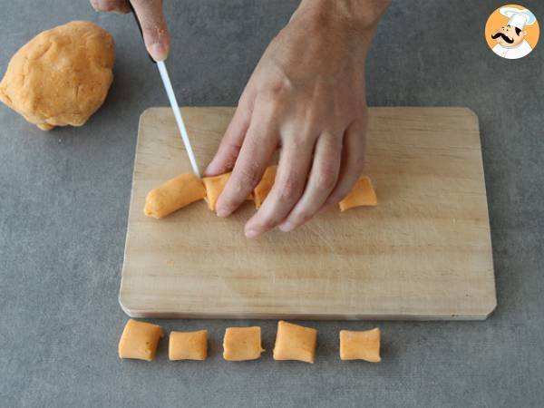 Gnocchi ze słodkich ziemniaków (łatwe gnocchi) - Przygotowanie krok 3