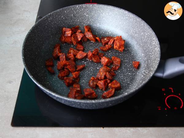 Makaron z chorizo - Przygotowanie krok 1