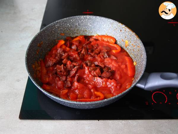 Makaron z chorizo - Przygotowanie krok 3