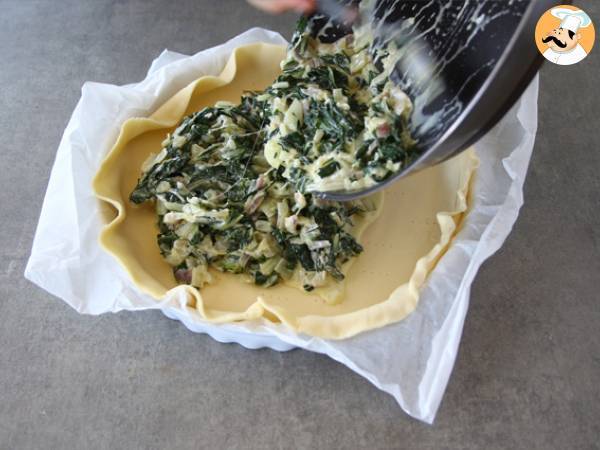 Tarta z boćwiną i tartym serem - Przygotowanie krok 5