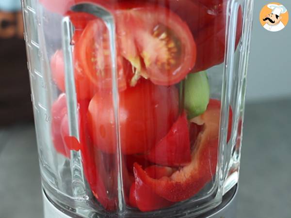 Świeże i łatwe gazpacho - Przygotowanie krok 1