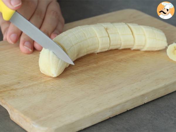Wegański koktajl bananowy - Przygotowanie krok 1