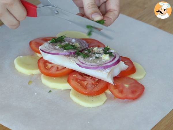 Papiloty z dorsza - Przygotowanie krok 3