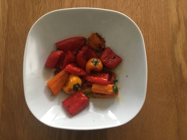 Faszerowane papryki z ricottą - Przygotowanie krok 2