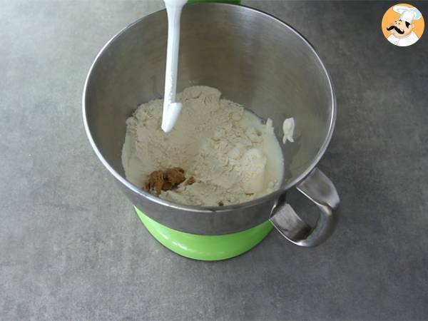 Brioche Butchy - Brioche bez masła - Przygotowanie krok 1