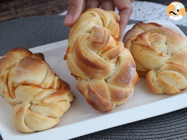 Plecione brioszki z morelami - Przygotowanie krok 9