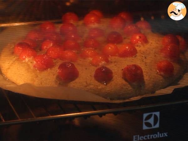 Focaccia z pomidorkami koktajlowymi - Przygotowanie krok 5