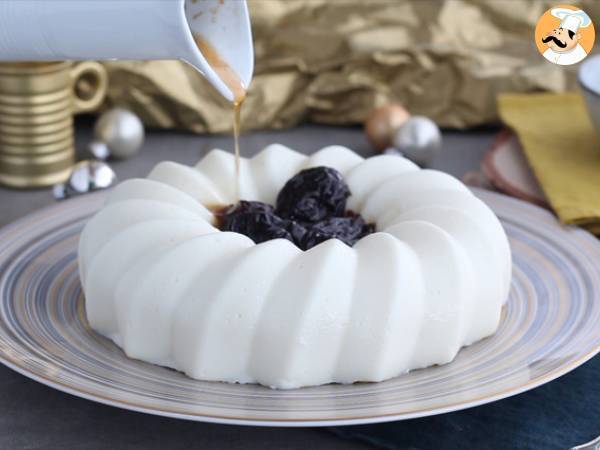 Blanc manger kokosowy z sosem śliwkowym - Przygotowanie krok 4