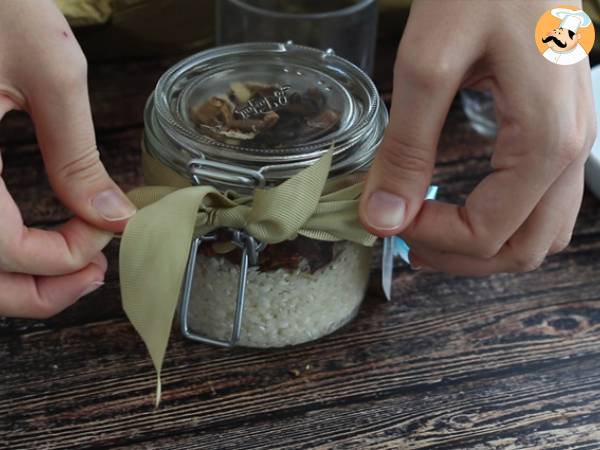Zestaw do risotto z grzybami i suszonymi pomidorami - Przygotowanie krok 2