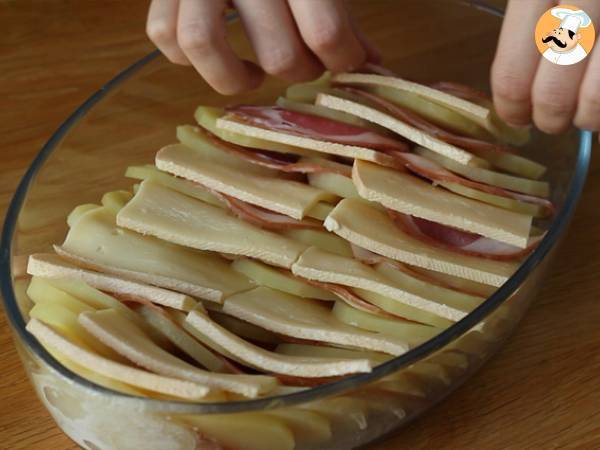 Gratin raclette - Przygotowanie krok 4