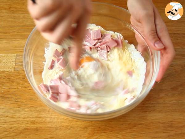 Zapiekanka makaronowa z szynką i serem - Przygotowanie krok 2