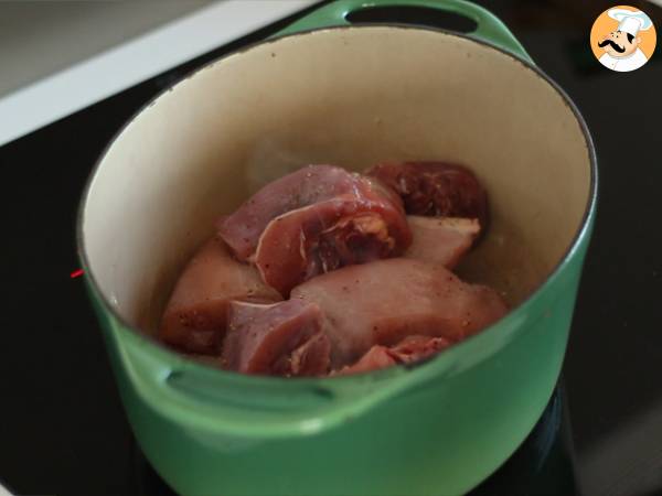 Coq au vin - Przygotowanie krok 2
