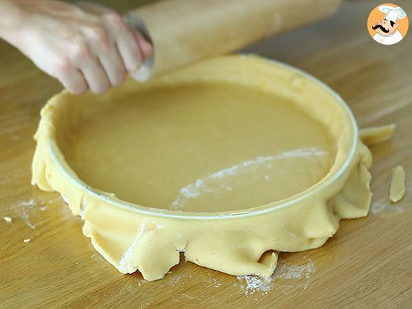 Ciasto z jabłkami i migdałami (Tarte normande) - Przygotowanie krok 5