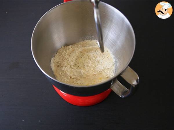 Plecione bułki z zielonym pesto - Przygotowanie krok 1