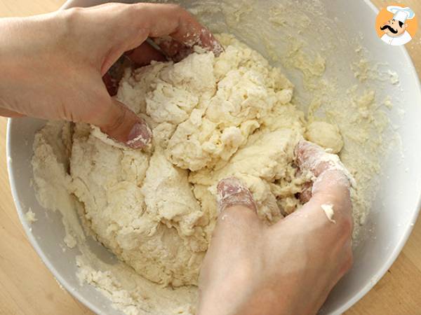 Ekspresowy chleb bez drożdży, bez wyrabiania ciasta, bez odpoczynku - Przygotowanie krok 3