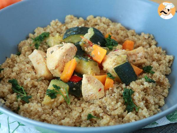 Quinoa z warzywami i kurczakiem - Przygotowanie krok 4