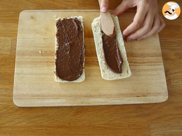 Panini z kremem czekoladowym - Przygotowanie krok 2