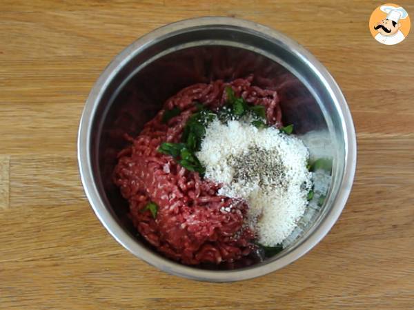 Klopsiki z wołowiną i parmezanem - Przygotowanie krok 1
