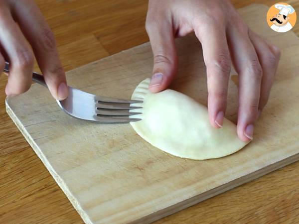 Słodkie empanadillas z dżemem - Przygotowanie krok 7
