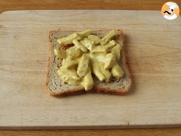 Kanapka z kurczakiem curry - Przygotowanie krok 3