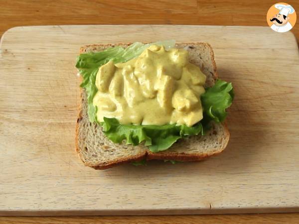 Kanapka z kurczakiem curry - Przygotowanie krok 5
