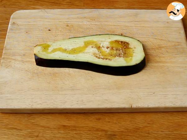 Roladki z bakłażana w sosie pomidorowym z parmezanem - Przygotowanie krok 1