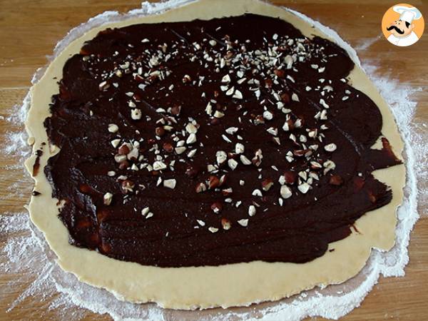 Babka brioche z czekoladą i orzechami laskowymi - Przygotowanie krok 5