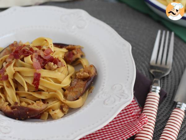 Makaron z figami i pancettą - Przygotowanie krok 6